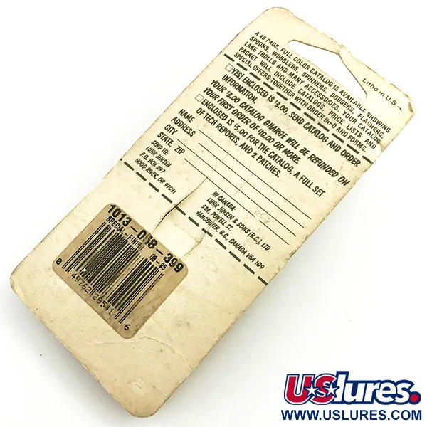 Krocodile Stubby Luhr Jensen Ondulante, Red / Nickel, 18g, Vintage, #6053