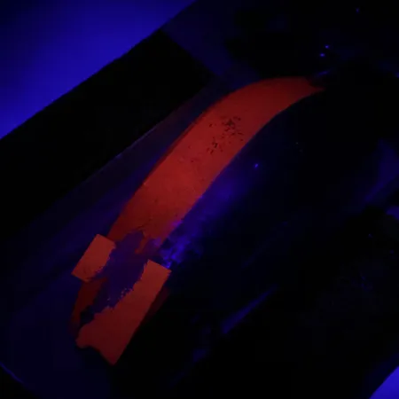 Krocodile Stubby Luhr Jensen Ondulante, Red / Nickel, 18g, Vintage, #6053