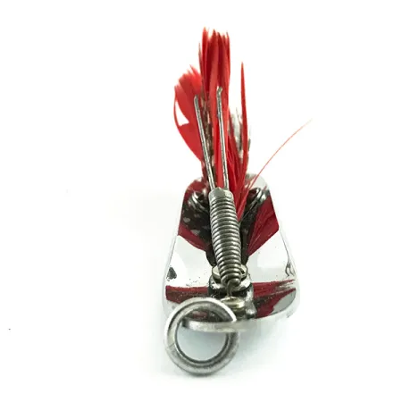 Pflueger Chum 3 Ondulante Antialga, Nichel / Rosso, 14g, #6062