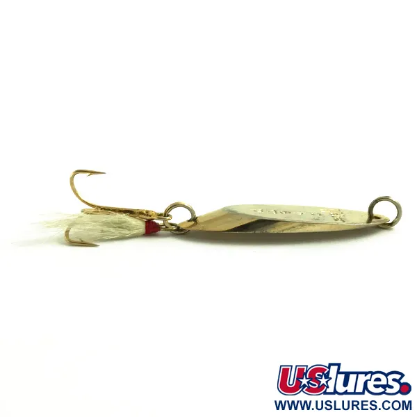 Weber MrChamp Cucchiaino, Oro, 14g, Ancoretta Piumata, #6068