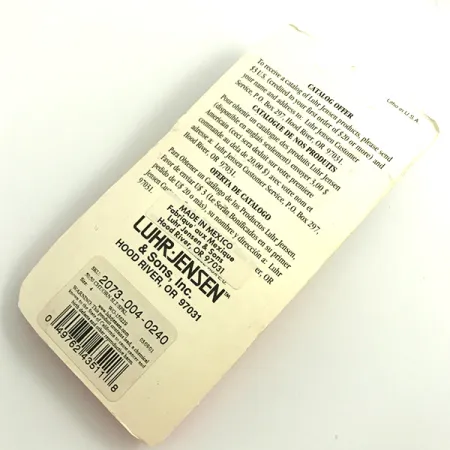 Luhr Jensen Tee Spoon Cucchiaino, Verde/Giallo Fluo, 14g, UV, #6069