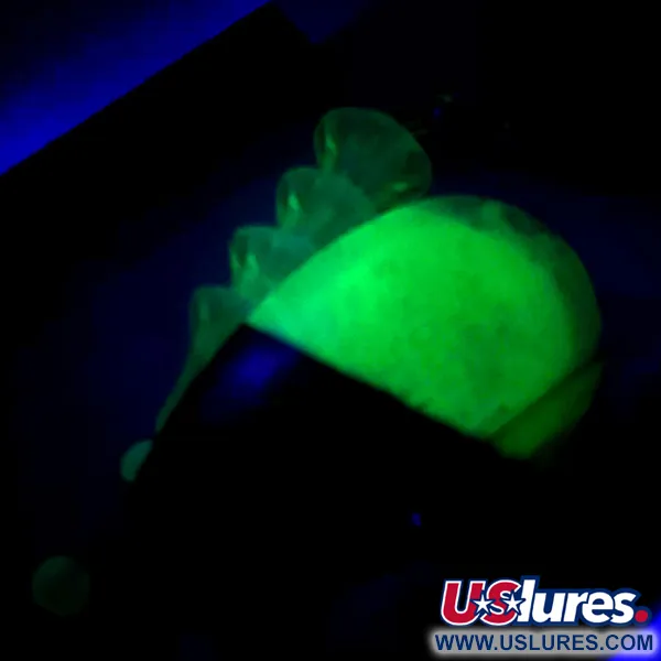 Luhr Jensen Tee Spoon Cucchiaino, Verde/Giallo Fluo, 14g, UV, #6069