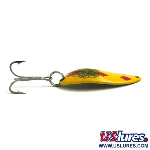 Dardevle Devle Dog 7700 Ondulante, Five of Diamonds, 14g, Ottone, #6073