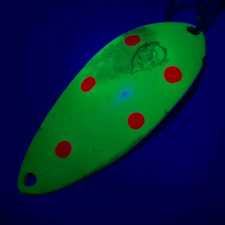 Eppinger Dardevle Devle Dog 7700 UV, Giallo/Rosso, 14g, Ondulante, #6075