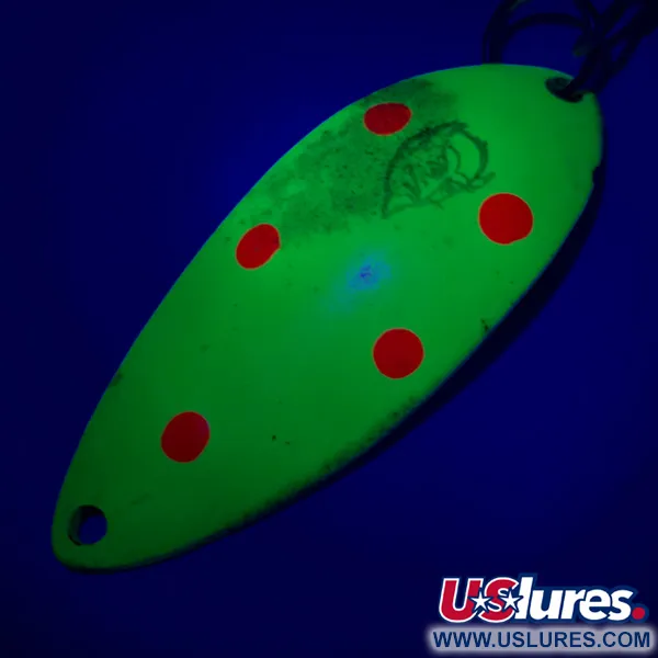 Eppinger Dardevle Devle Dog 7700 UV, Giallo/Rosso, 14g, Ondulante, #6075