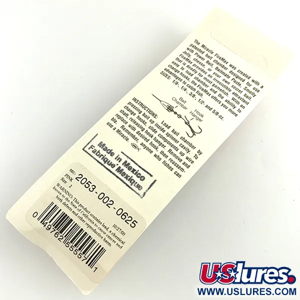 Luhr Jensen Fire Max Miracle 2 Spinner, Nickel / Pink, 7g, Camera, #6253