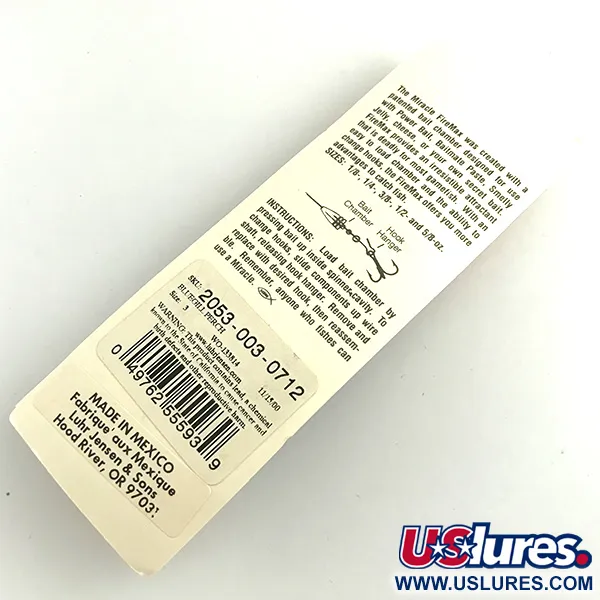 Luhr Jensen Fire Max Miracle 2 Spinner, Oro, 7g, Camera esche, #6083