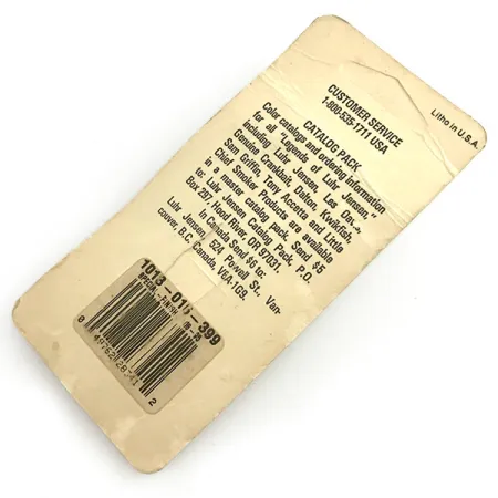 Luhr Jensen Krocodile Stubby UV Ondulante, Nichel/Arancio/UV, 5g, #6085