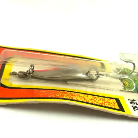 Luhr Jensen Krocodile Stubby UV Ondulante, Nichel/Arancio/UV, 5g, #6085