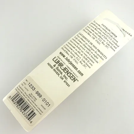 Ondulante Luhr Jensen Krocodile Stubby, Oro/Rosso, 18g, Casting, #6086