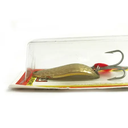 Ondulante Luhr Jensen Krocodile Stubby, Oro/Rosso, 18g, Casting, #6086