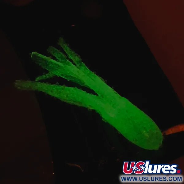 Bass Pro Shops Squermin' Squirts Tube, Bianco Glow, 3.5cm, Glow, #6094