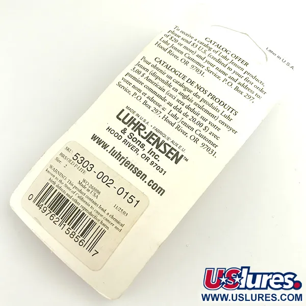 Luhr Jensen Loco 2 Cucchiaino, Oro, 7g, Martellato, #6100