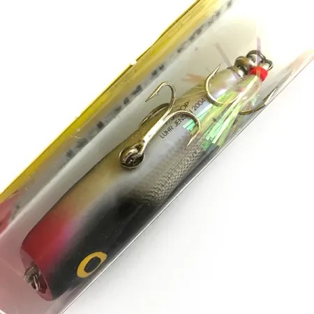 Luhr Jensen P.J.POP Popper legno, Argento / Nero, 17g, a mano, #6151