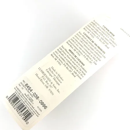 Luhr Jensen P.J.POP Popper legno, Argento / Nero, 17g, a mano, #6151