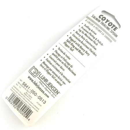 Luhr Jensen Coyote Spoon 5 Ondulante, Trota iridea, 17g, #6153