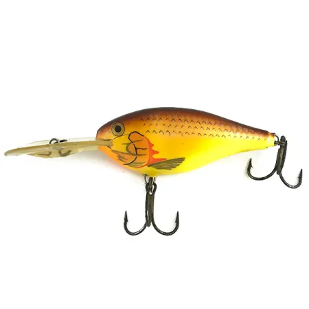 Rapala Risto Rap Artificiale, Yellow / Brown, 16g, Deep Runner, #6163