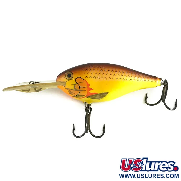 Rapala Risto Rap Artificiale, Yellow / Brown, 16g, Deep Runner, #6163