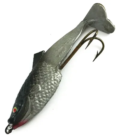 Vivif Swim Bait, Nero-Argento, 10g, Design Living Tail, #6165