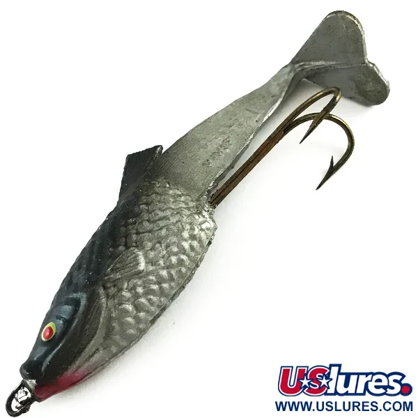 Vivif Swim Bait, Nero-Argento, 10g, Design Living Tail, #6165