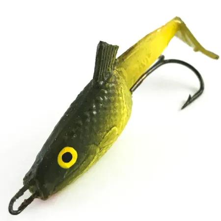 Vintage VIVIF Swim Bait, Giallo, 6g, Soft Bait, Francia, #6166