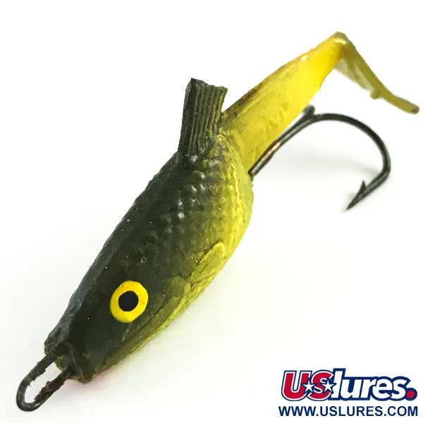 Vintage VIVIF Swim Bait, Giallo, 6g, Soft Bait, Francia, #6166