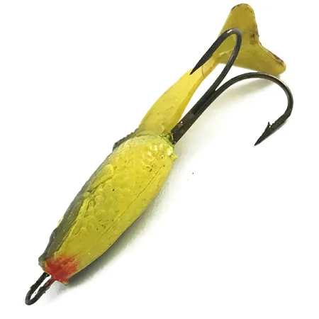 Vintage VIVIF Swim Bait, Giallo, 6g, Soft Bait, Francia, #6166