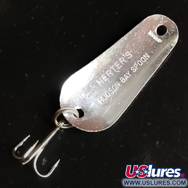 Herter's Hudson bay spoon Ondulante, Rosso/Bianco/Nickel, 7g, #6191