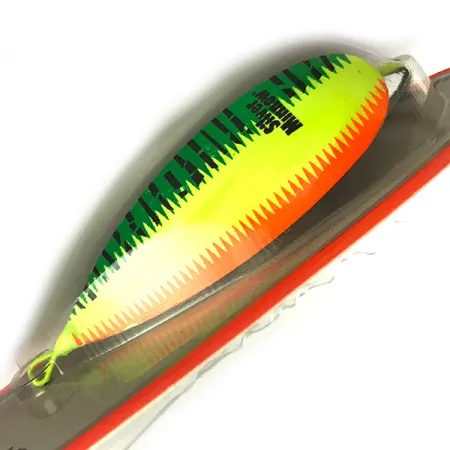 Johnson Silver Minnow Ondulante Antialga, Arancio/Verde, 21g, UV, #6192