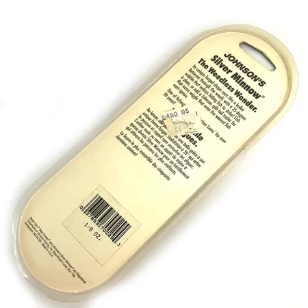 Johnson Silver Minnow Ondulante Antialga, Verde/Arancio/Nichel, #6193