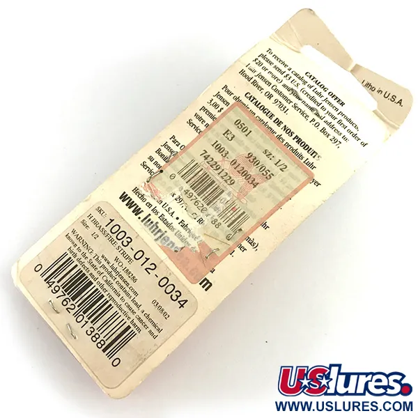 Luhr Jensen Krocodile Die #4 Ondulante, Nichel, 14g, Distanza, #6194