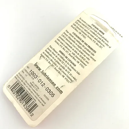 Luhr Jensen Krocodile Die #4 UV Cucchiaino, Nichel/Rosso, 14g, UV, #6195