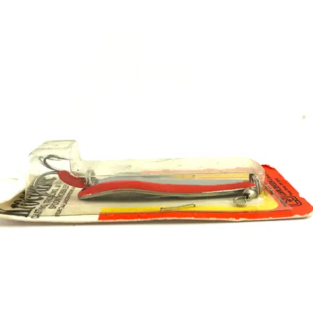 Luhr Jensen Krocodile Die #4 UV Cucchiaino, Nichel/Rosso, 14g, UV, #6195