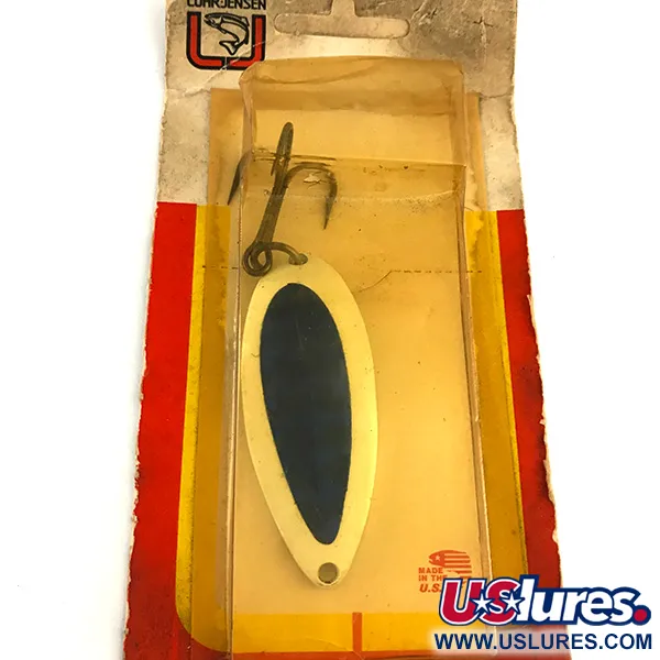 Luhr Jensen Krocodile Stubby Ondulante, Bianco/Blu, 24g, Compatta, #6197