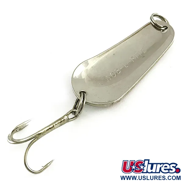 Acme Wob-L-Rite Ondulante, Nickel Martellato / Rosso, 9g, #6207