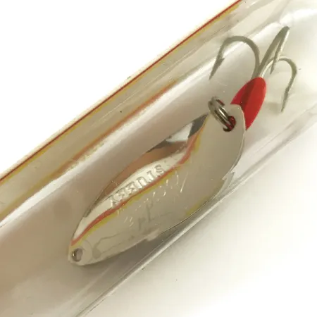 Luhr Jensen Krocodile Stubby Ondulante, Nichel martellato, 18g, #6221