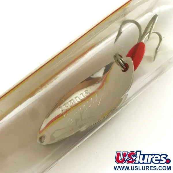 Luhr Jensen Krocodile Stubby Ondulante, Nichel martellato, 18g, #6221