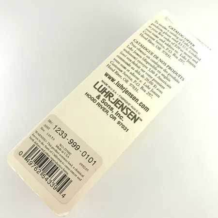 Luhr Jensen Krocodile Stubby Ondulante, Nichel martellato, 18g, #6221