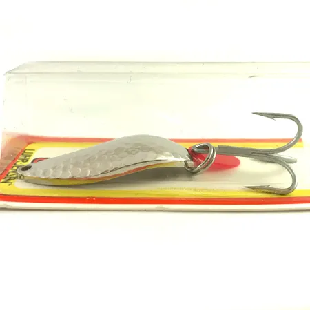 Luhr Jensen Krocodile Stubby Ondulante, Nichel martellato, 18g, #6221