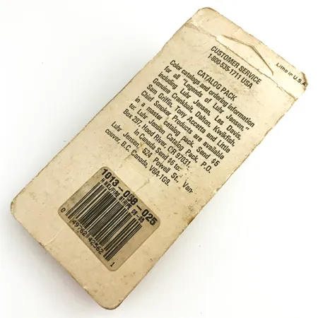 Ondulante Luhr Jensen Krocodile Stubby, Nickel martellato/UV Rosso, 18g, #6222