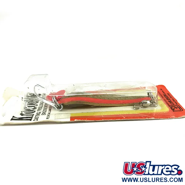 Luhr Jensen Krocodile Die #4 UV Ondulante, Ottone/UV Rosso, 14g, #6228