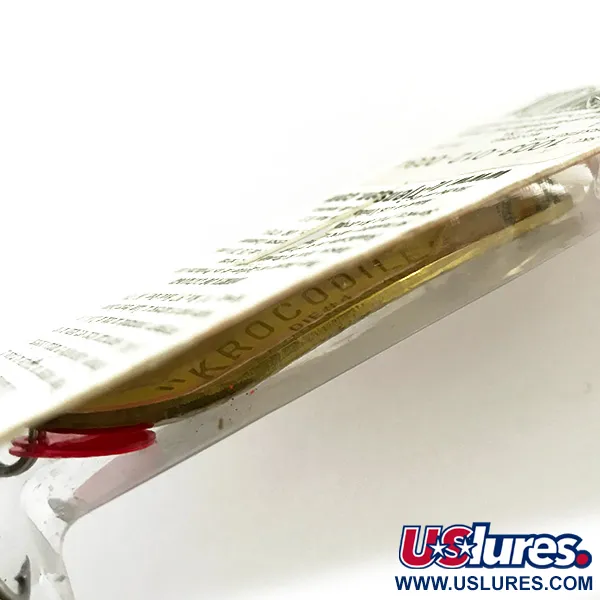 Luhr Jensen Krocodile Die #4 UV Ondulante, Ottone/UV Rosso, 14g, #6228