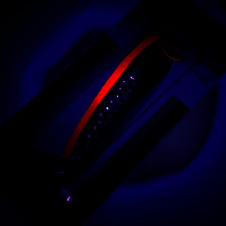 Luhr Jensen Krocodile Die #4 UV Ondulante, Ottone/UV Rosso, 14g, #6228