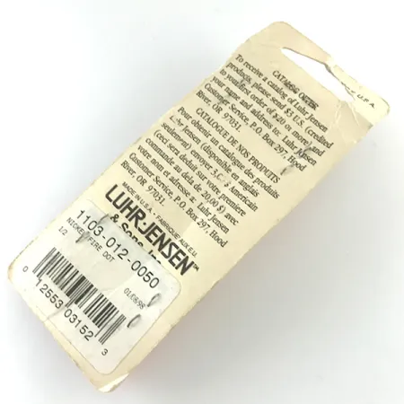 Luhr Jensen Les Davis Hotrod Ondulante, Nickel/Red Dot UV, 14g, #6229