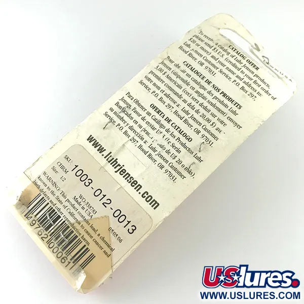 Luhr Jensen Krocodile Die #4 Ondulante, Nichel, 14g, Lancio, #6230