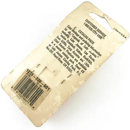 Luhr Jensen Pro Wobbler Ondulante, Oro, 11g, Vintage OVP, #6232