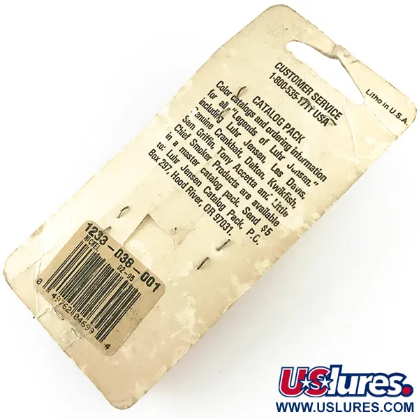 Luhr Jensen Pro Wobbler Ondulante, Oro, 11g, Vintage OVP, #6232