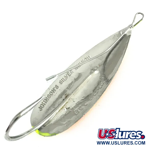 Johnson Silver Minnow UV Ondulante, Arancio/Verde/Giallo, 21g, #6237