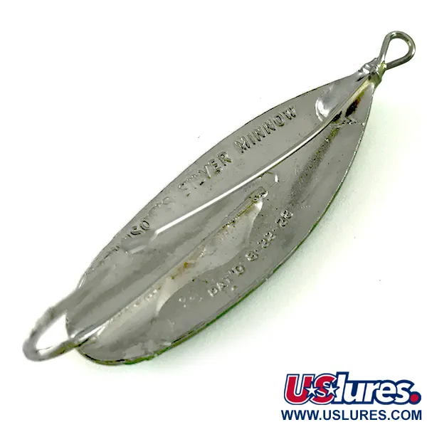 Johnson Silver Minnow Ondulante, Arancio/Verde/Nickel, 6g, Antialga, #6238