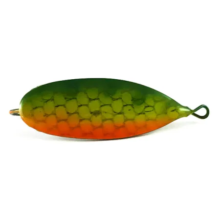 Johnson Silver Minnow Ondulante, Arancio/Verde/Nickel, 6g, Antialga, #6238
